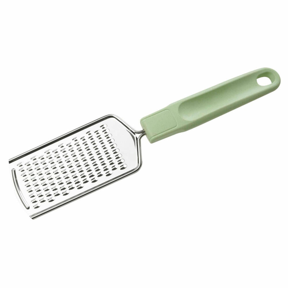 Fackelmann Handreibe Ecolution, Küchenreibe, Reibe, Materialmix, Mintgrün, 24 cm, 33071