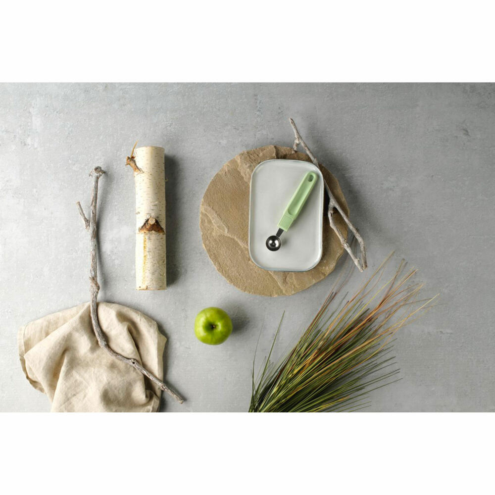 Fackelmann Frucht- und Butterformer Ecolution, Portionierer, Materialmix, Mintgrün, 18 cm, 33075