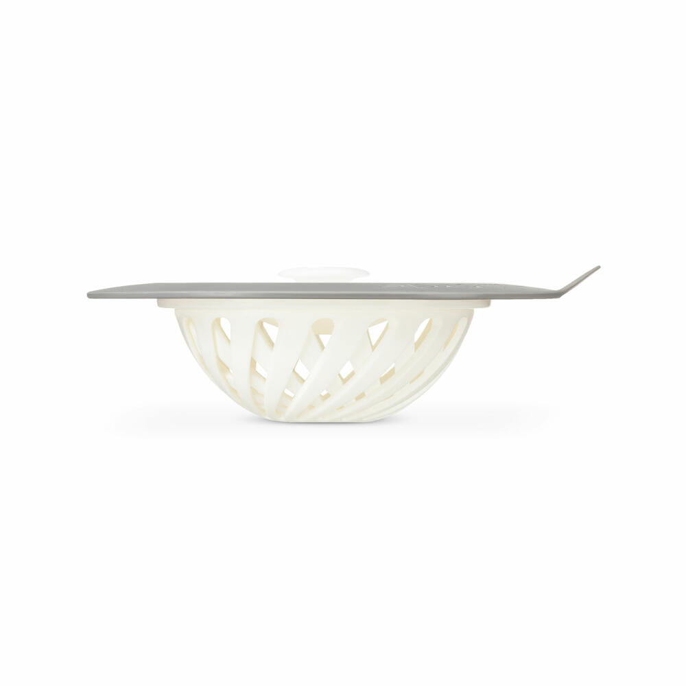 Full Circle Home Abtropfsieb Sinksational, verstellbarer Abflussaufsatz, Weiß, 11.4 cm, FC16402-KW
