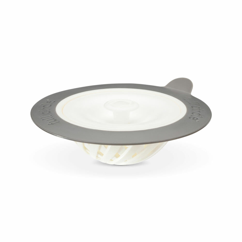 Full Circle Home Abtropfsieb Sinksational, verstellbarer Abflussaufsatz, Weiß, 11.4 cm, FC16402-KW