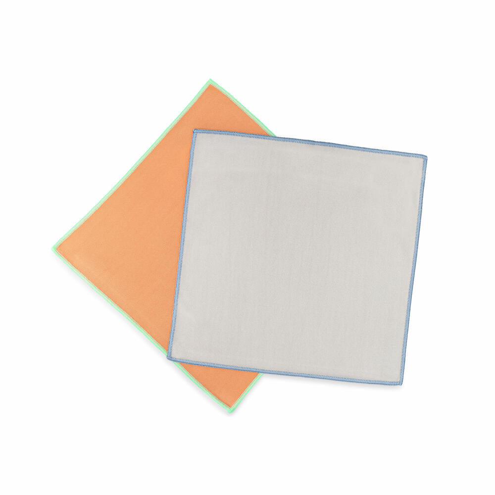 Full Circle Home Mikrofasertücher Renew 2er Set, Geschirrtücher, Recycling-Kunststoff, 30 x 30 cm, FC20203M