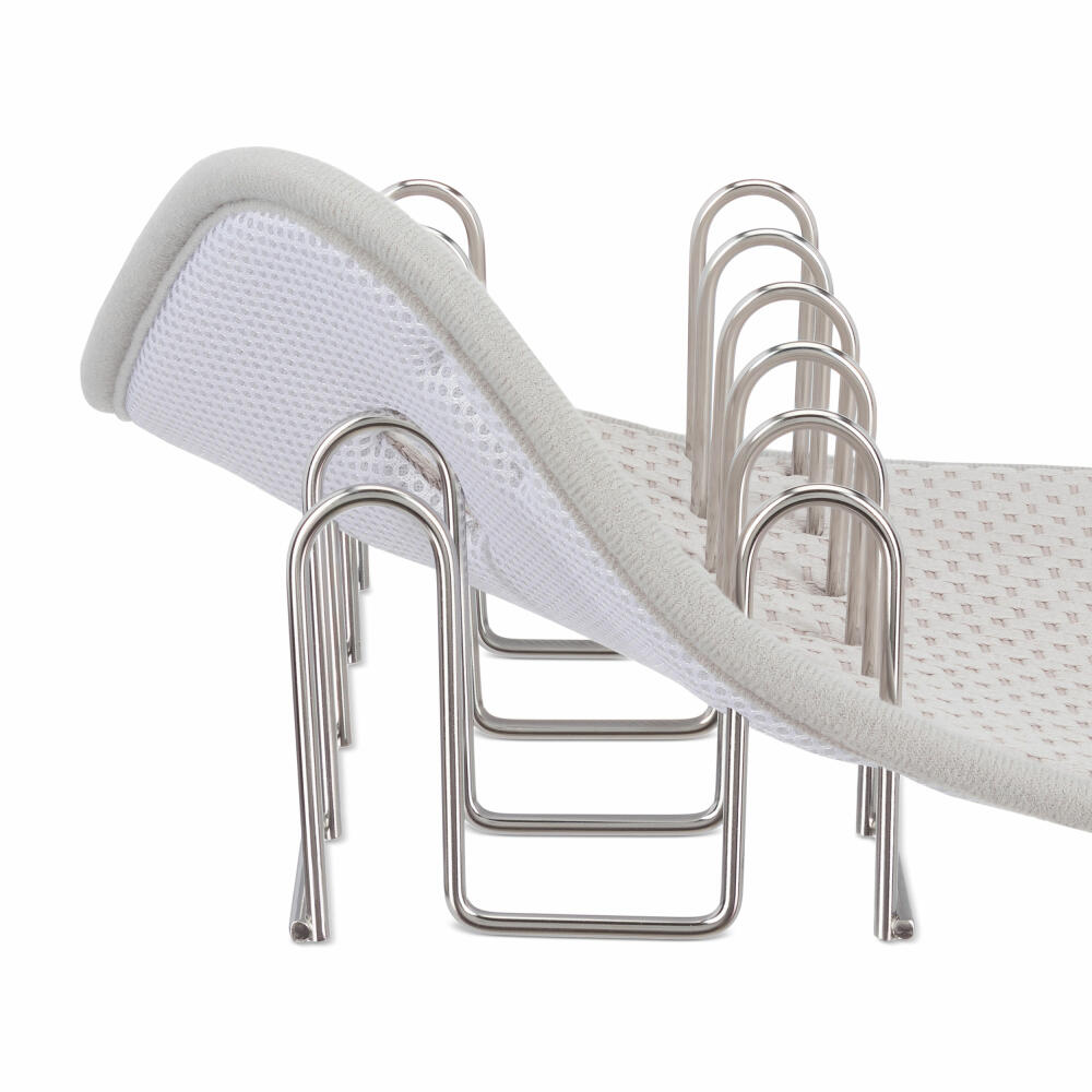Full Circle Home Shape-Shifter Dish Drainer with Microfiber Mat, Stainless Steel, Gray, FC20402GY
