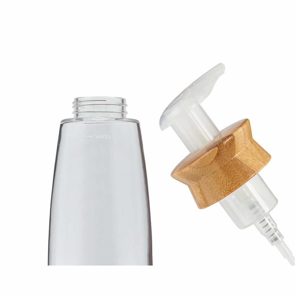Full Circle Home Seifenspender Foamance, Dosierspender, Glas, Bambus, 450 ml, FC21141W