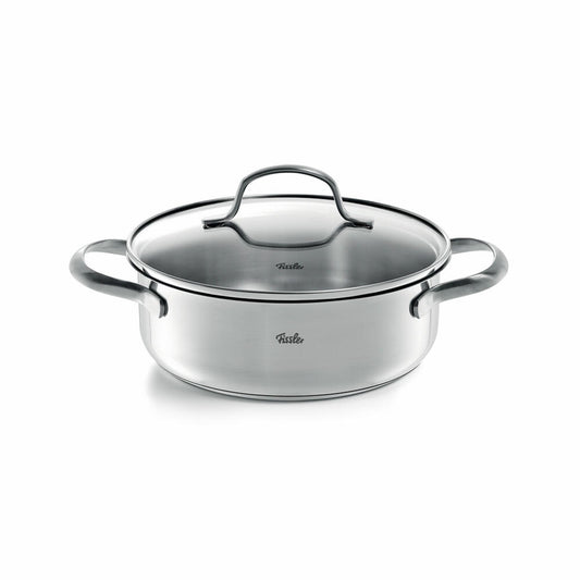 Fissler San Francisco frying pan with glass lid, stainless steel 18/10, 20 cm, 040-123-20-000