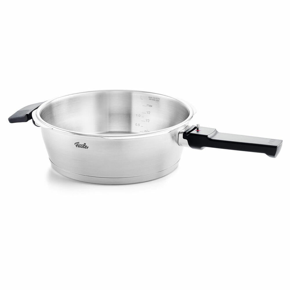 Fissler Vitavit Premium Schnellkochtopf 18 cm, 2.5 L, mit gelochtem Einsatz, 622-212-02-070