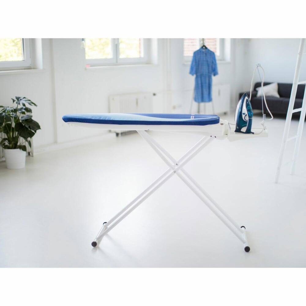 Leifheit Bügeltisch Air Active M, Bügelbrett, Aktiv-Bügeltisch, Höhenverstellbar, 118 x 38 cm, 76145