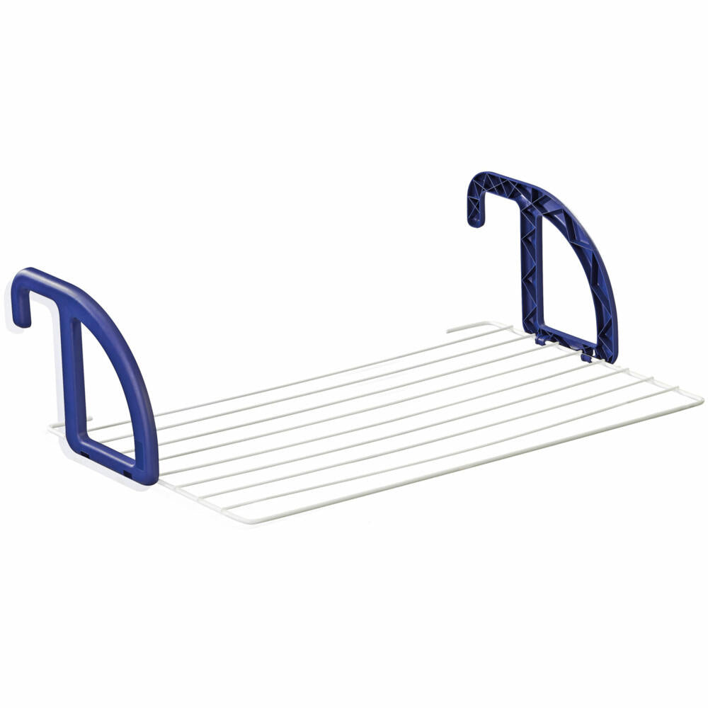 Leifheit Hanging Dryer Classic 70, Clothes Dryer, Laundry Hanger, Plastic, Steel, White, Blue, 83056