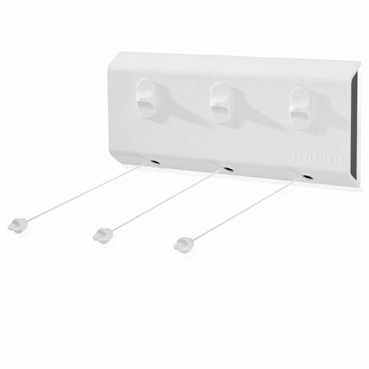 Leifheit Wandtrockner Rollfix 150 Triple Longline, Wäschetrockner, Hängetrockner, Kunststoff, Polyester, Weiß, 83107