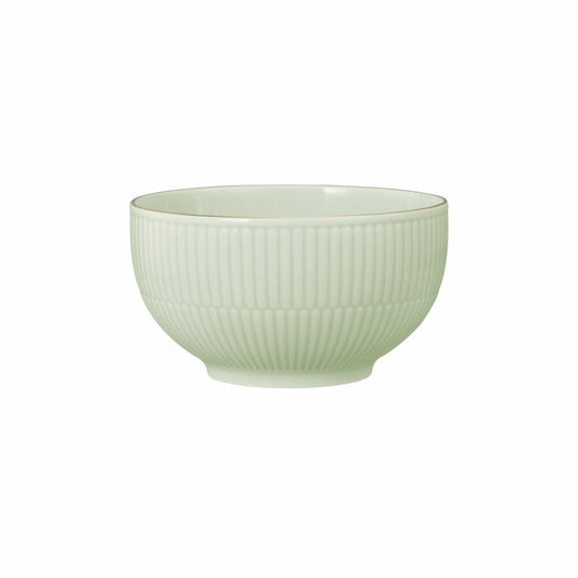 Seltmann Weiden Café au lait Schale Amina Seladon Goldrand, Bowlschale, Porzellan, Grün, 500 ml, 001.776143