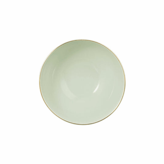 Seltmann Weiden Café au lait Schale Amina Seladon Goldrand, Bowlschale, Porzellan, Grün, 500 ml, 001.776143