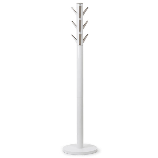 Umbra Furniture Flapper Folding Clothes Rack, Coat Rack, Clothes Rail, Wardrobe, Wood / Aluminum, White, 320361660