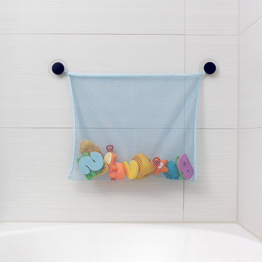 reer bath toy net, toy net for bathtub, storage bag, bathtub net, with suction cups, 70890