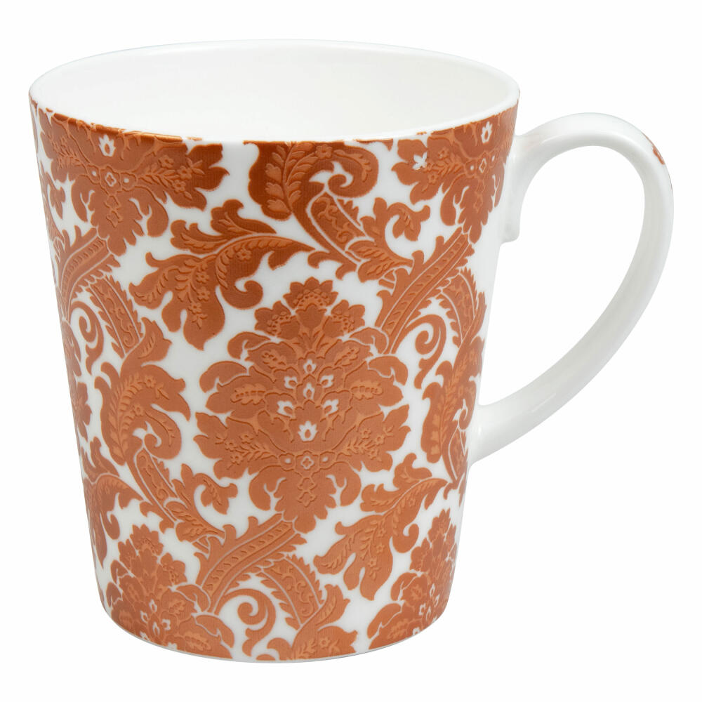 Könitz Becher Wunderbar Copper Lace, Tasse mit Geschenkbox, Bone China, 600 ml, 11 5 255 2748