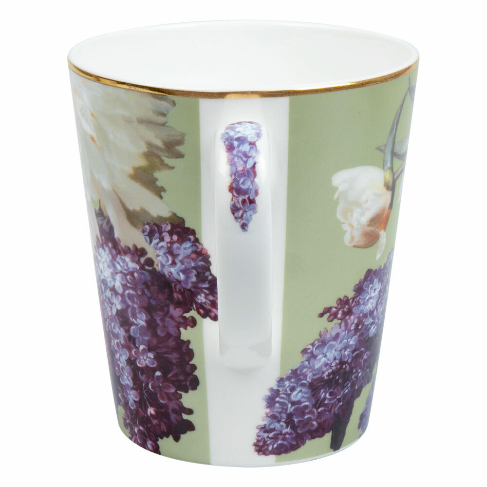 Könitz Becher Wunderbar Flourish - Lilac, Tasse mit Geschenkbox, Bone China, 600 ml, 11 5 255 2756