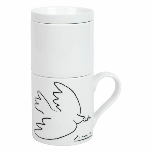 Könitz Kaffeebereiter Coffee for One Picasso - le colombe de la paix, Porzellan, 370 ml, 11 5 618 1989