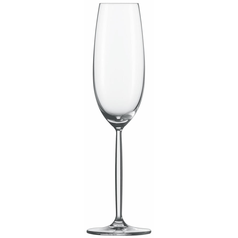 Schott Zwiesel Diva Sektkelch 7, 2er Set, im Geschenkkarton, Sektglas, Champagnerglas, Glas, 220 ml, 104594