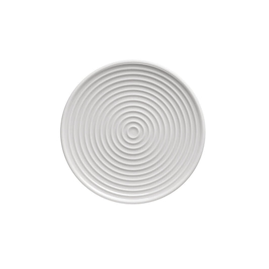 Thomas Medaillon Frühstücksteller, Kuchenteller, Teller, Porzellan, ROK Weiß, 21 cm, 10221