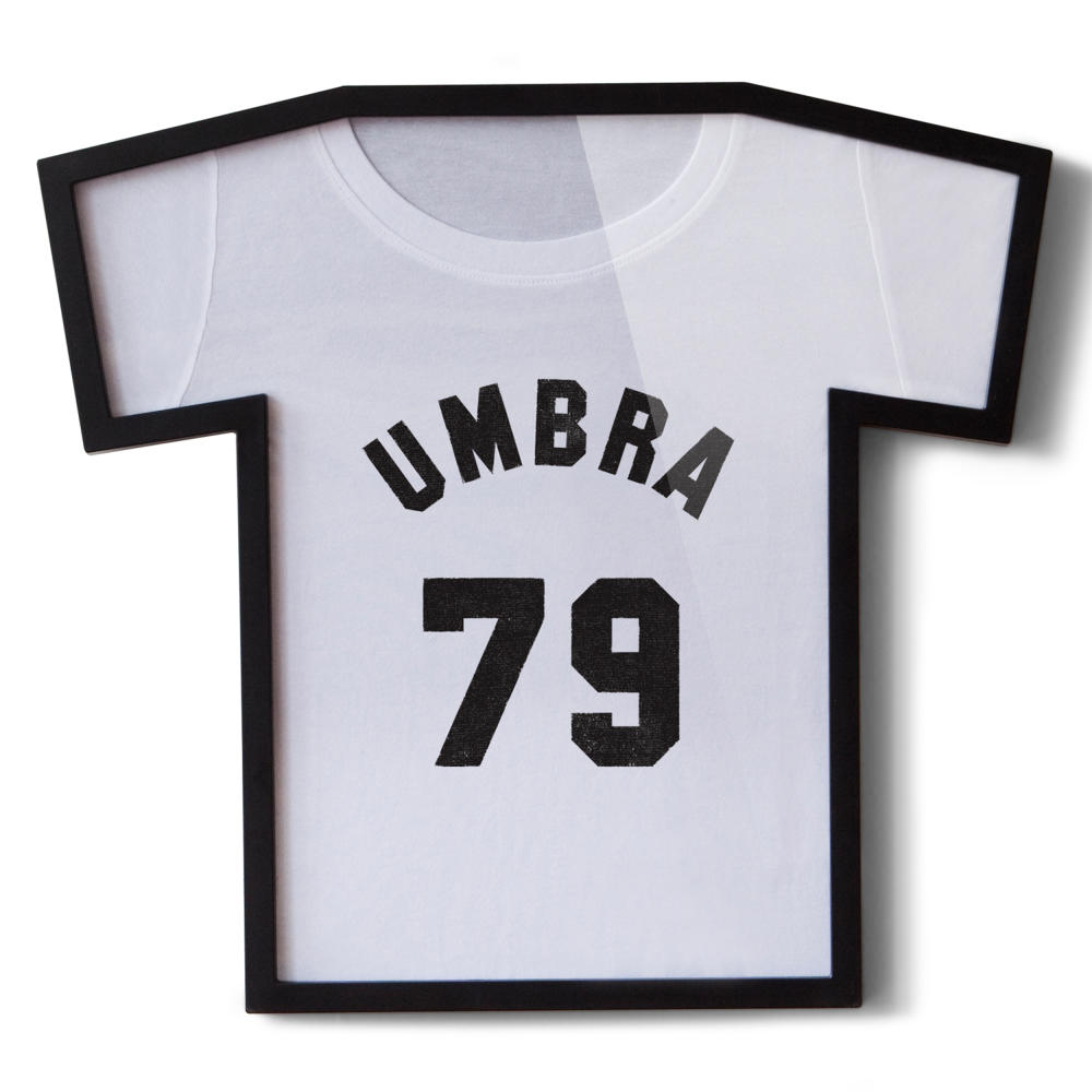 Umbra Photo Display T-Frame T-Shirt Rahmen, Bilderrahmen, Bilderhalter, Bilderträger, Fotorahmen, Kunststoff, Schwarz, 315200040