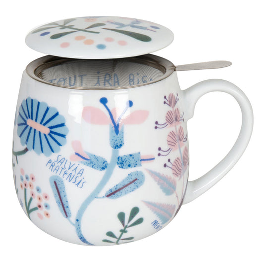 Könitz Julia Kluge Tout ira bien! Mug, with strainer, cup, coffee cup, porcelain, 300 ml, 11 5 143 2380