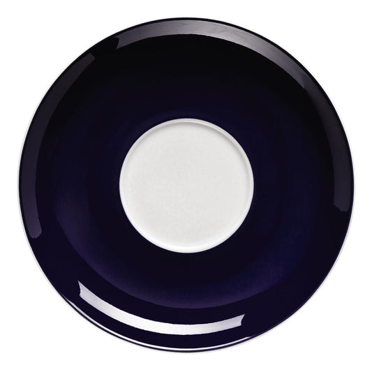 Thomas Sunny Day saucer for cappuccino cup / jumbo cup, porcelain, cobalt blue / blue, dishwasher safe, 16.5 cm, 14671