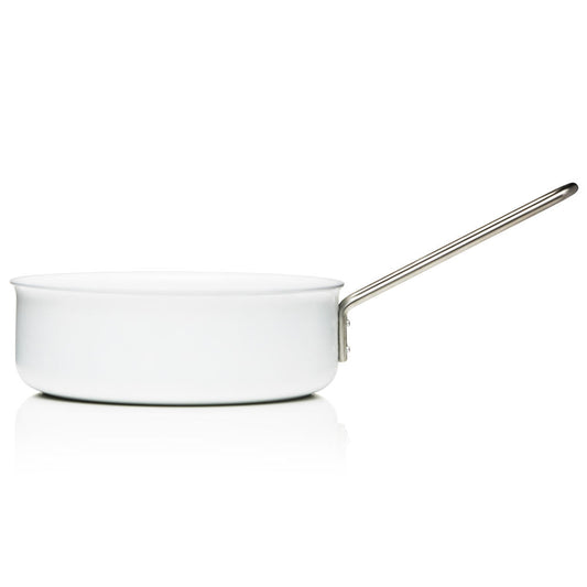 Eva Solo White Line Saute Pan, Frying Pan, Pan, Sauteuse, Sauteuse with Handle, Cooking, Cooking Accessories, Ø 24 cm, 256524