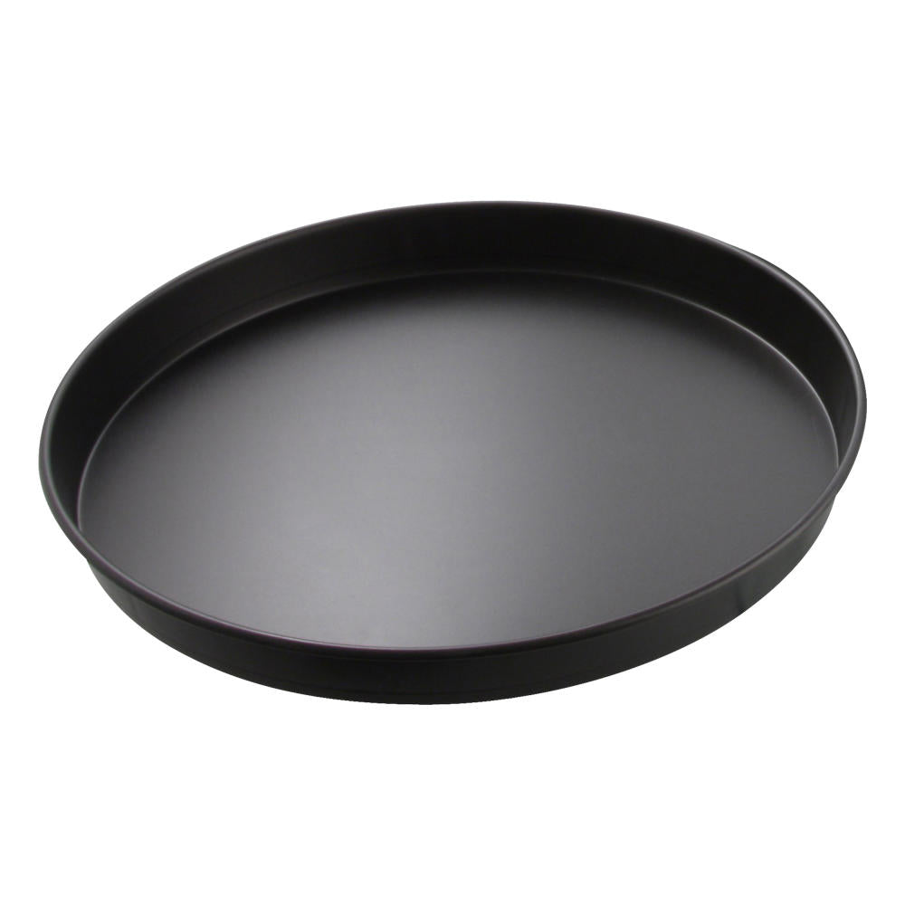 Zenker Special Countries Pizzablech Rund, Pizza Blech, Pizzabackblech, Backblech, Ilag Classic, Schwarz, Ø 28 cm, 7508