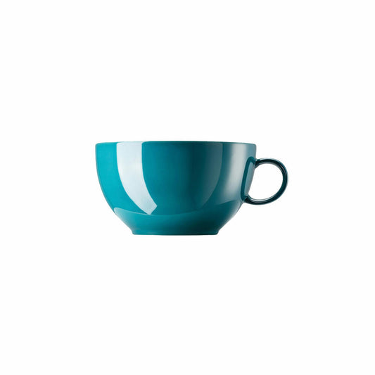 Thomas Sunny Day Cappuccino-Obertasse, Obere, Porzellan, Seaside Green, 380 ml, 10850-408544-14672