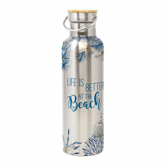 PPD Ocean Life is better Steel Bottle, Thermoflasche, Isoflasche, Thermo Flasche, Iso, 750 ml, 604388