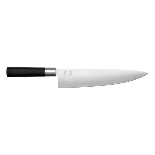 Kai Wasabi Black Kochmesser, Messer, Universalmesser, Küchenmesser, Edelstahl, 23.5 cm, 6723C