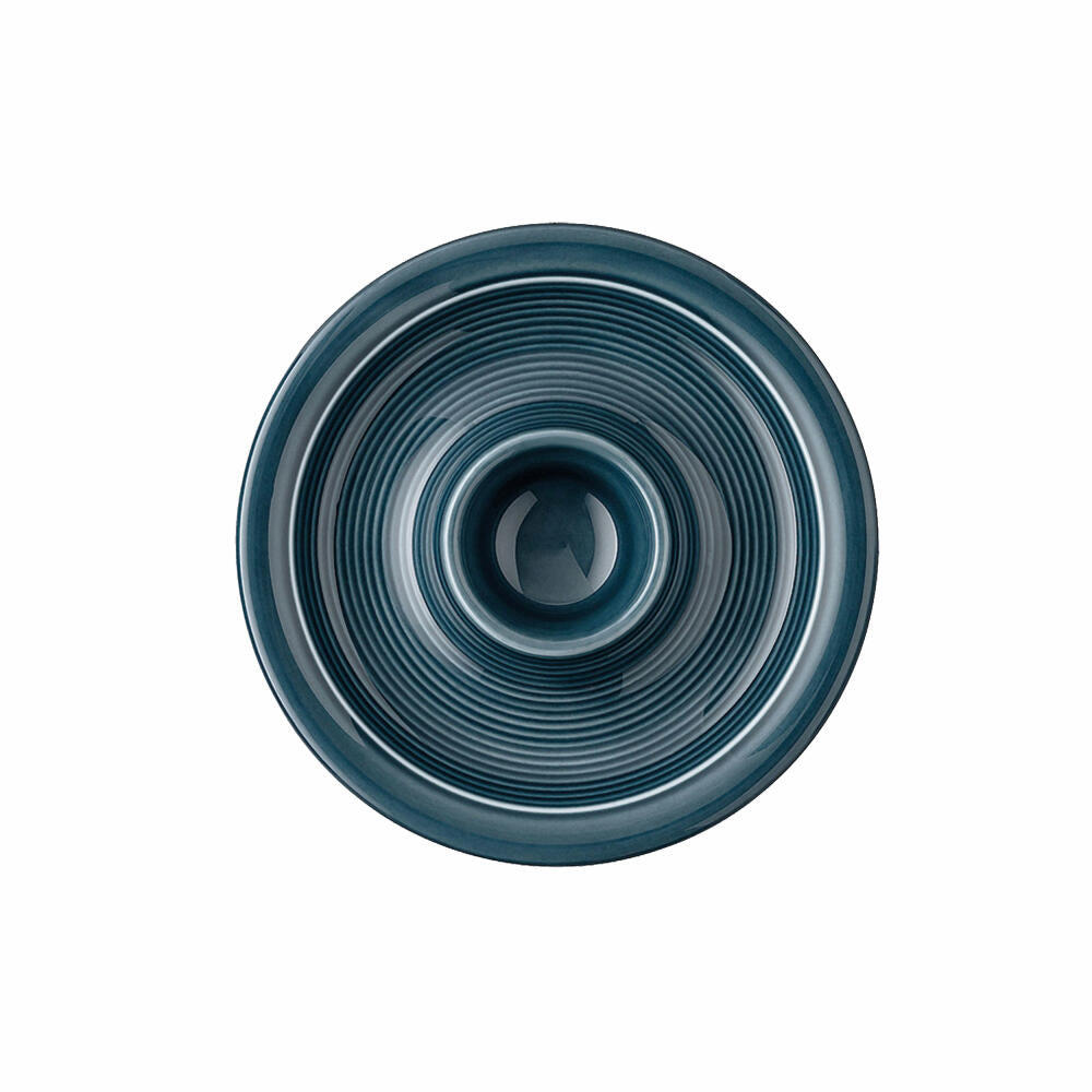 Thomas Trend Colour Eierbecher mit Ablage, Porzellan, Night Blue, 11400-401920-15525