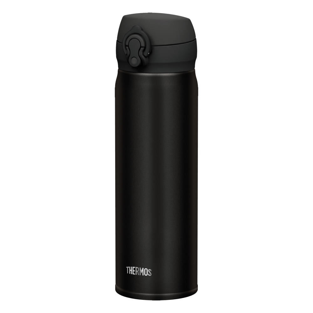 THERMOS Thermos Bottle Ultralight, Drinking Bottle, Iso Bottle, Lightweight, Stainless Steel, Matt Black, 0.5 L, 4035.232.050