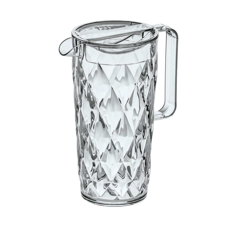 Koziol Crystal, Kanne, Karaffe, Krug, Saftkanne, Wasserkaraffe, 1,6l, Transparent Klar, 3688535