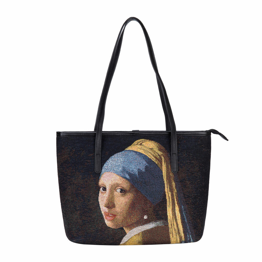 Goebel Schultertasche Jan Vermeer - Mädchen mit dem Perlenohrring, Shopper, Tasche, Artis Orbis, Textil, Bunt, 67061741