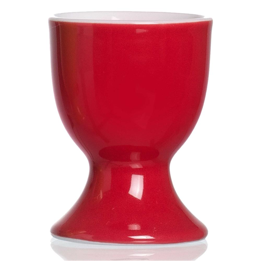 Ritzenhoff &amp; Breker Doppio egg cup, egg cup, egg holder, tableware, porcelain, red, 5 cm, 515596