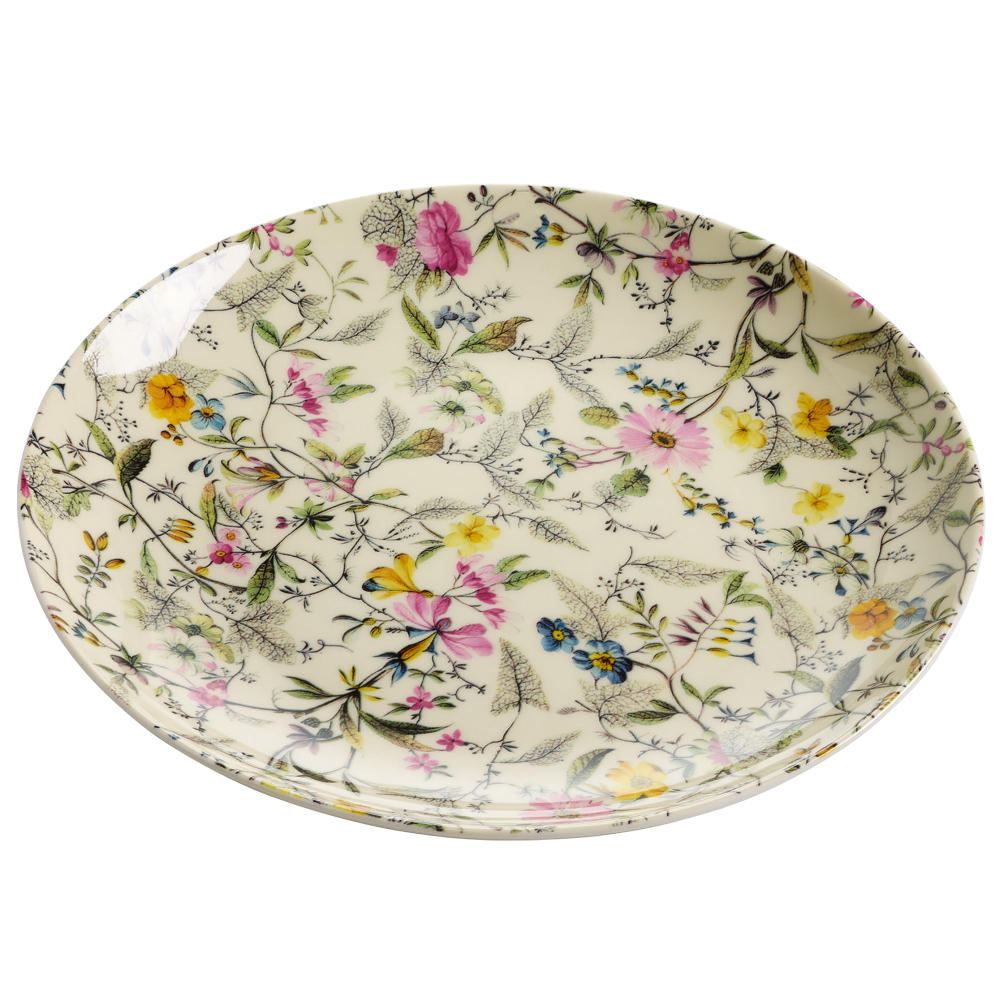 Maxwell & Williams Kilburn Teller GB, Kuchenteller, Dessertteller, Summer Blossom, Ø20cm, Porzellan, WK03520