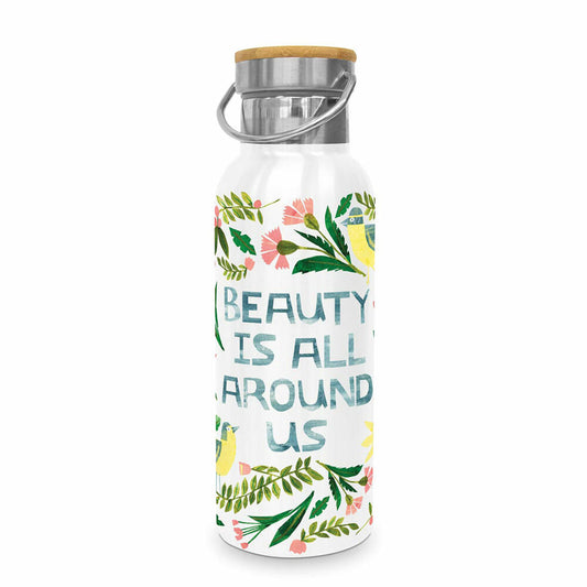 PPD Beauty is around Steel Bottle, Thermoflasche, Isoflasche, Thermo Flasche, Iso, 500 ml, 604329