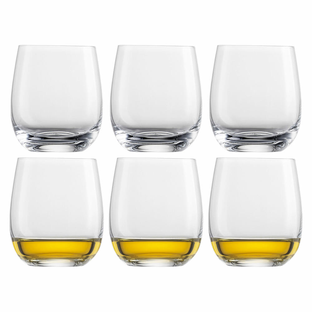 Eisch Whiskyglas 6er Set Vinezza, Tumbler, Whiskybecher, Kristallglas, 360 ml, 25507140