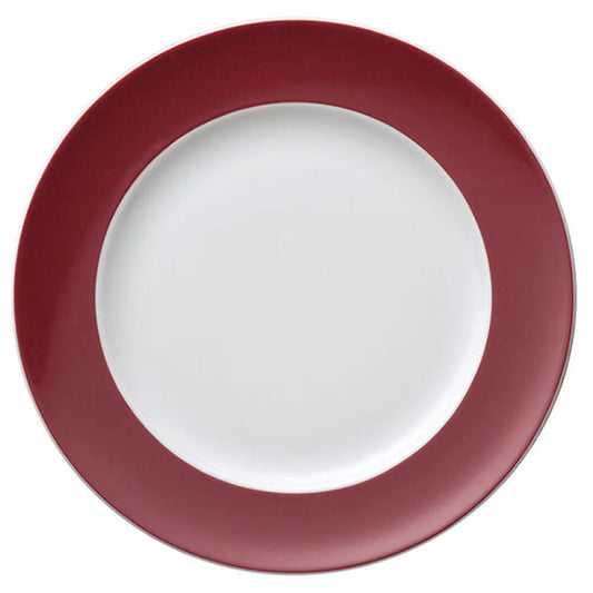 Thomas Sunny Day Frühstücksteller, Kuchenteller, Teller, Porzellan, Fuchsia / Rot, Spülmaschinenfest, 22 cm, 10222