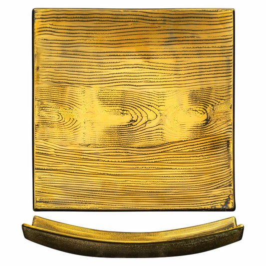 Eisch Schale Goldleaf Gold, Dekoschale, Dekoplatte, Glas, Gold, 29 cm, 77530929