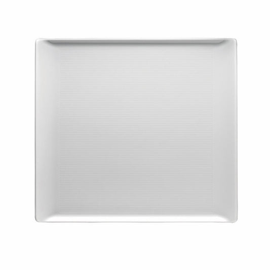 Thomas Loft Platte, Servierplatte, Beilagenplatte, Flach, Porzellan, Weiß, Spülmaschinenfest, 26 x 24 cm, 12379