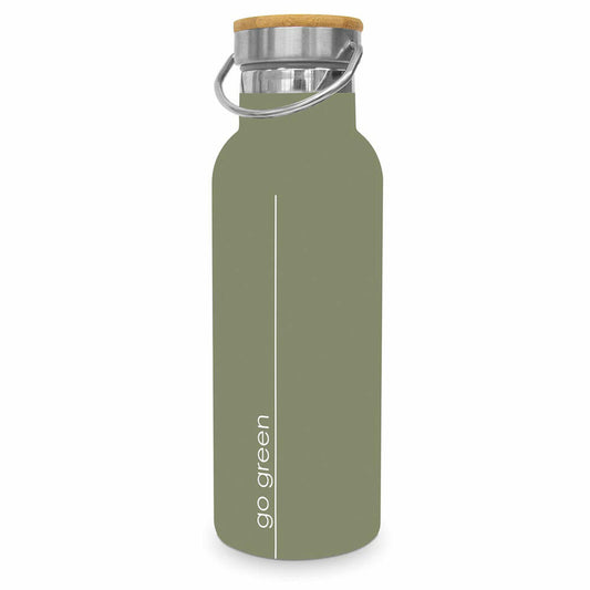 PPD Pure Go Green Steel Bottle, Thermoflasche, Isoflasche, Thermo Flasche, Iso, 500 ml, 604505
