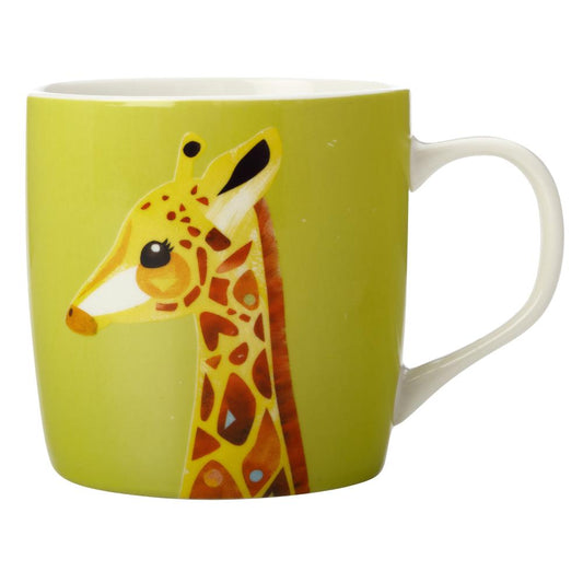 Maxwell &amp; Williams Pete Cromer Mug Giraffe, Cup, Coffee Mug, Porcelain, Colorful, 370 ml, DX0916