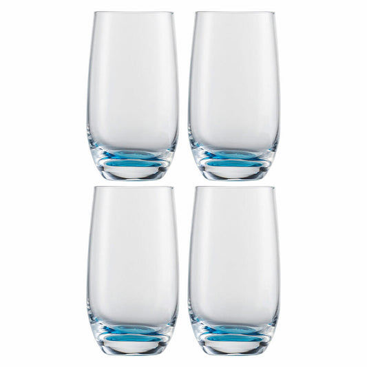 Eisch Becher 4er Set Jessica blau, Trinkbecher, Gläser, Kristallglas, 350 ml, 45310711