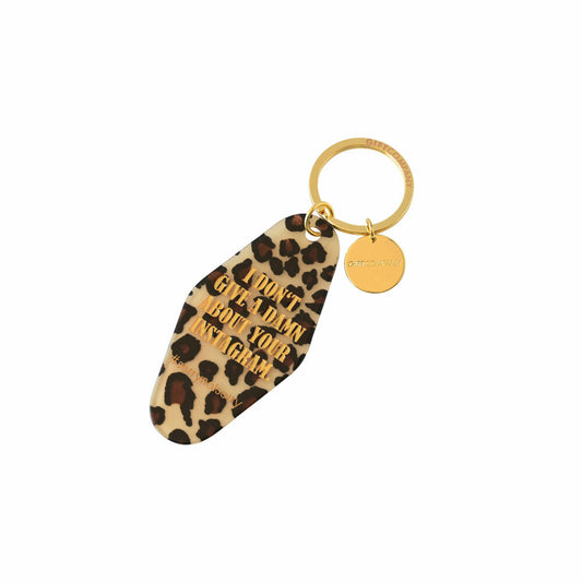 Gift Company Keyring Instagram, Key Club by GC, Pendant, Acrylic, Brown, 12.4 cm, 1048701006