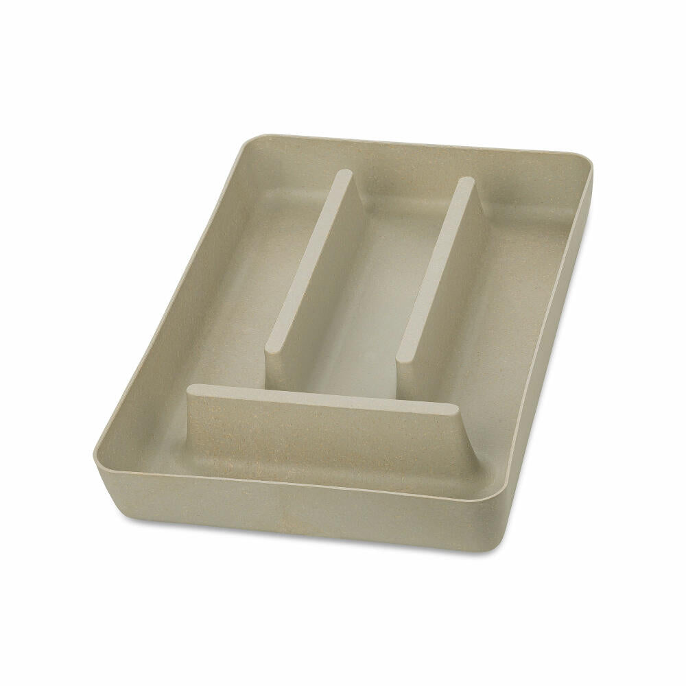 Koziol cutlery box Rio, cutlery tray, plastic-wood mix, Nature Desert Sand, 7210700