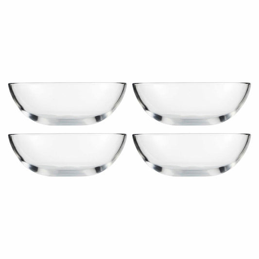 Eisch Schalen 4er Set, Müslischalen, Dessertschalen, Salatbowls, Kristallglas, 17 cm, 30056719