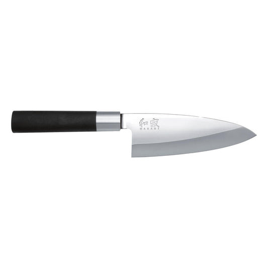 Kai Wasabi Black Deba, Japanisches Messer, Kochmesser, Küchenmesser, 15 cm, 6715D