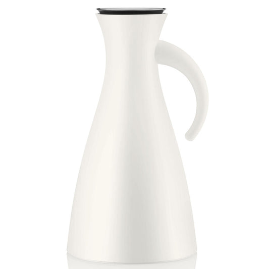 Eva Solo insulated jug, coffee pot, thermos flask, teapot, glass/plastic/stainless steel, white, 1 L, 502911