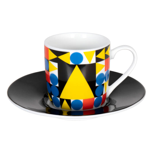 Könitz Bauhaus Dreieck By Typoly Espresso, espresso cup, cup, mug, porcelain, 65 ml, 11 5 053 2367