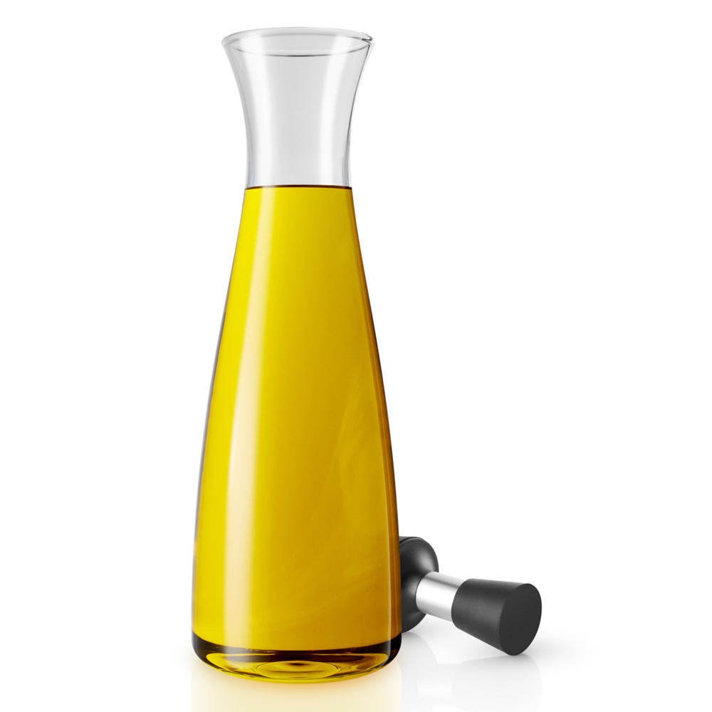 Eva Solo Öl- & Essig-Karaffe, Essig und Ölflasche, Essigspender, Ölspender, Glas, Transparent, 500ml, 567685